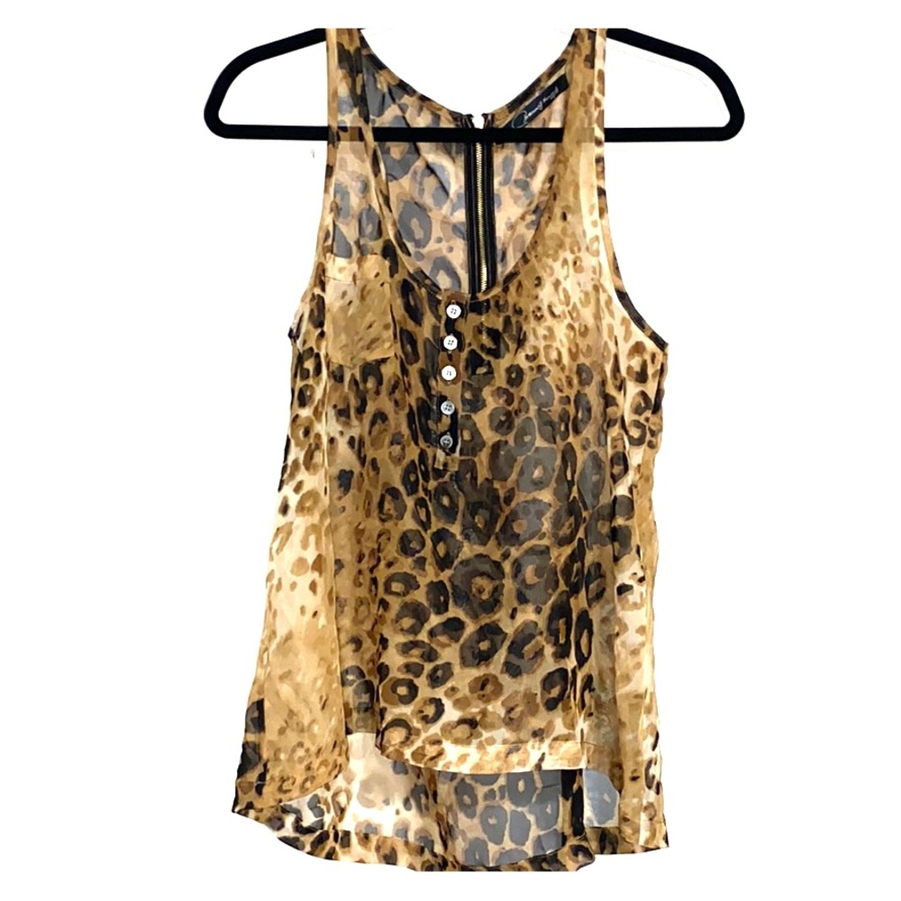 Animal print tank
